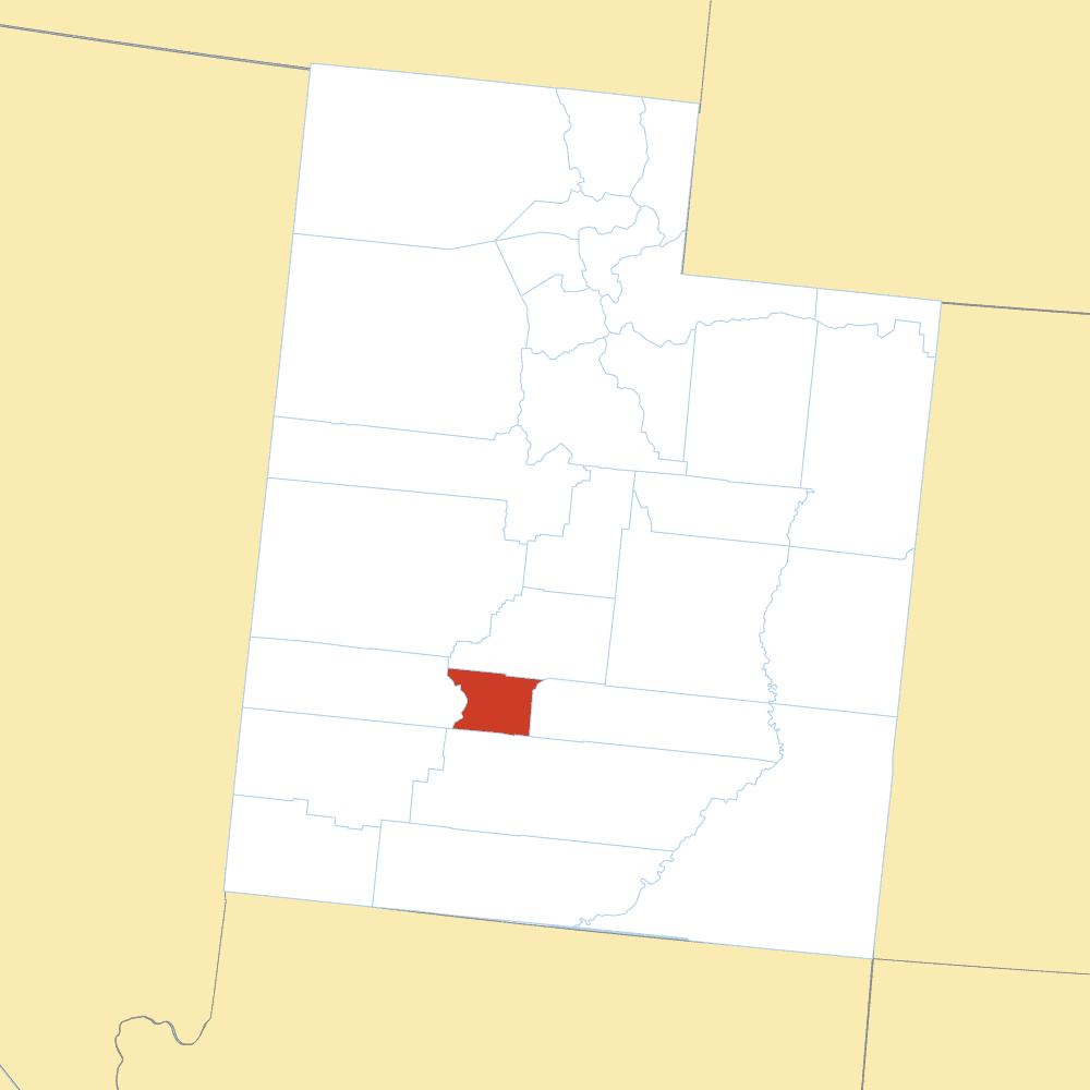 piute county map