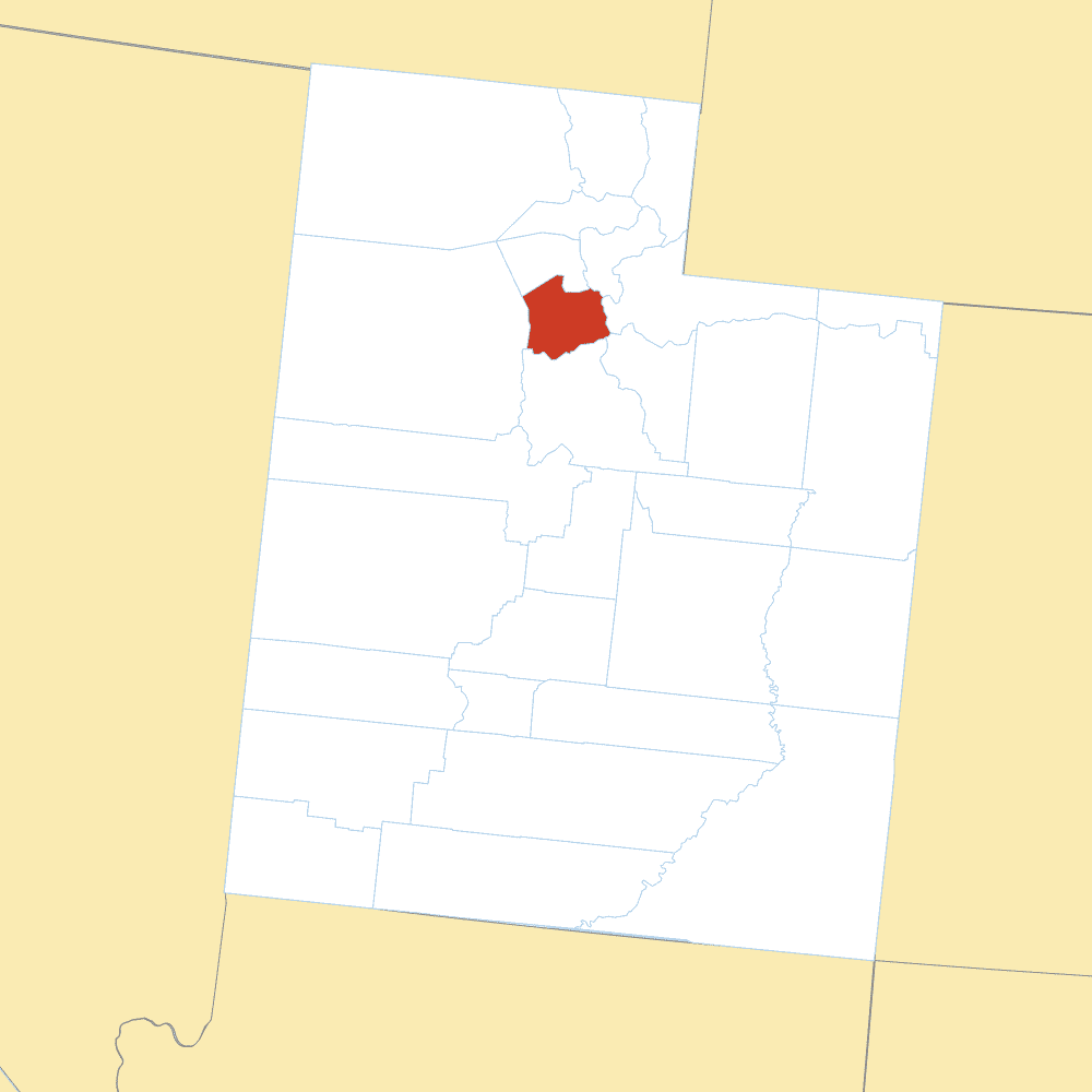 salt lake county map