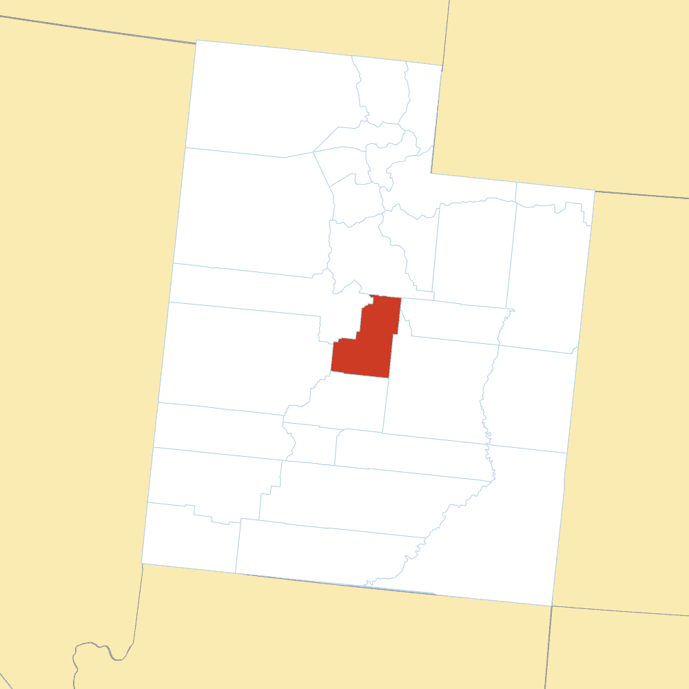 sanpete county map