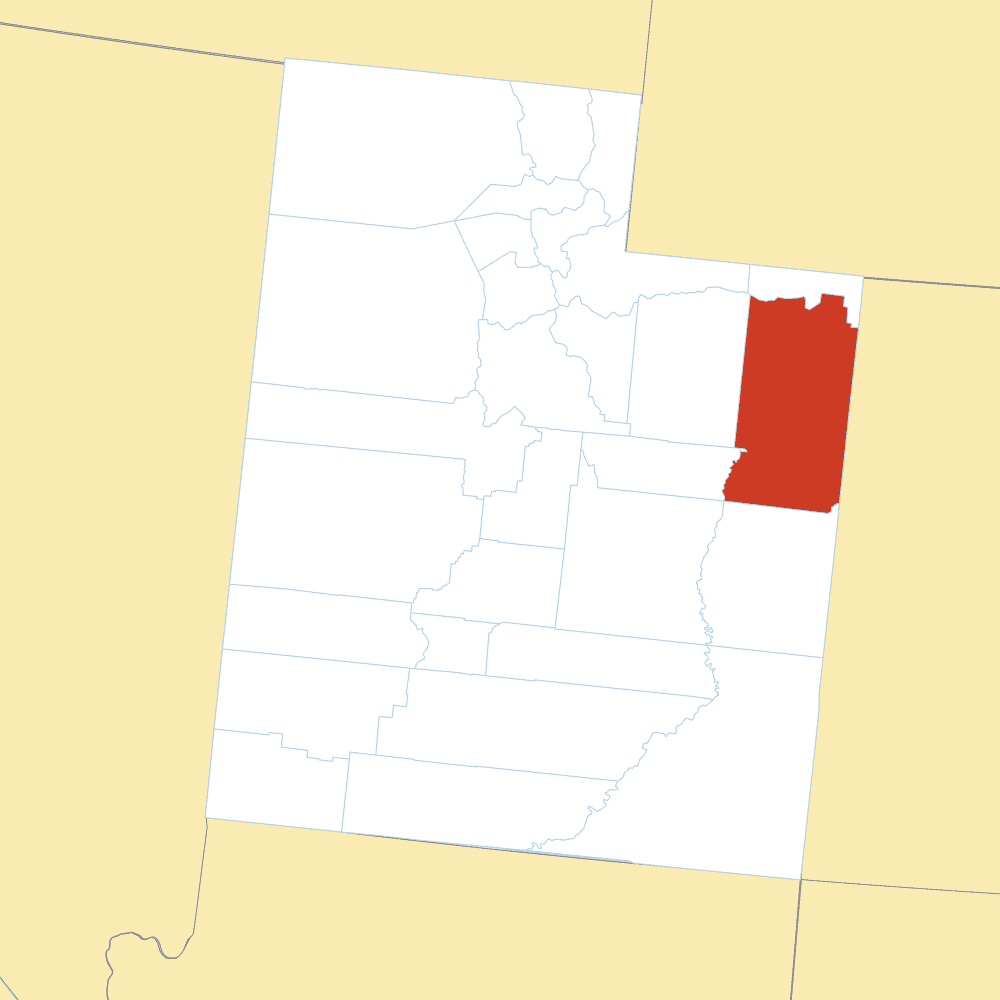 uintah county map