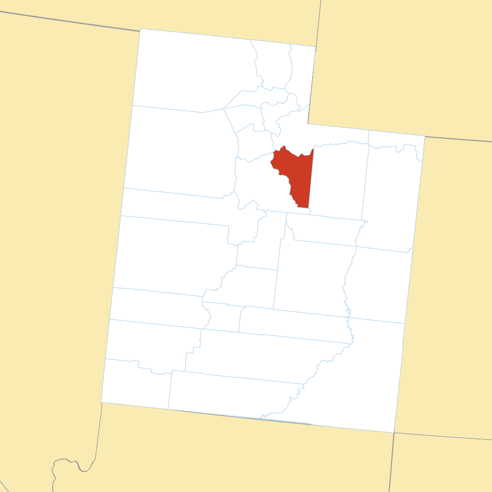 wasatch county map